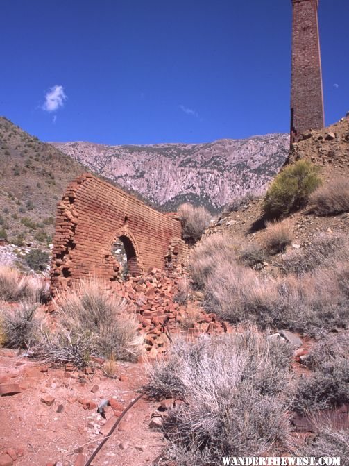 Smelter ruins at Panamint City