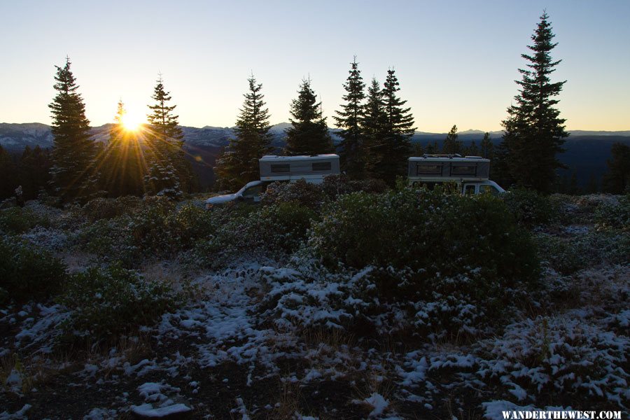 Snowy Summer Morning