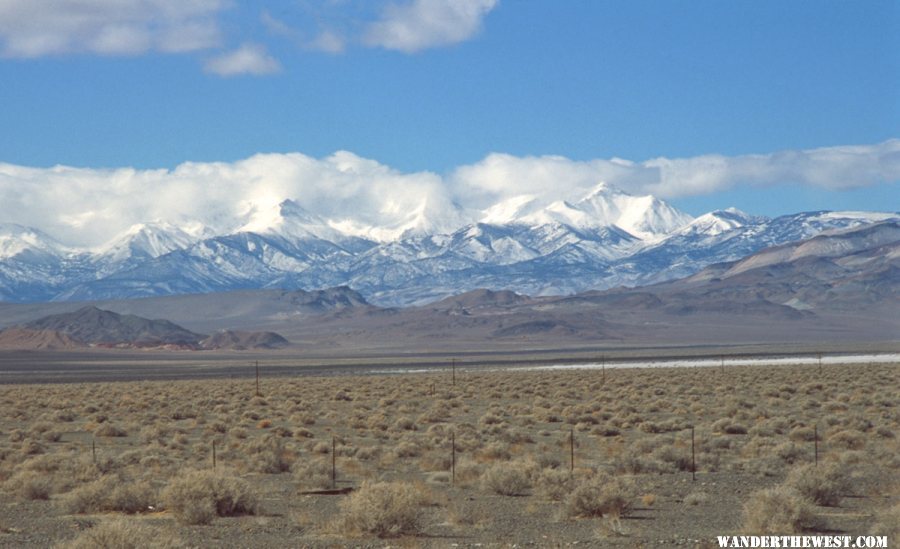 Snowy Telescope Peak from the West