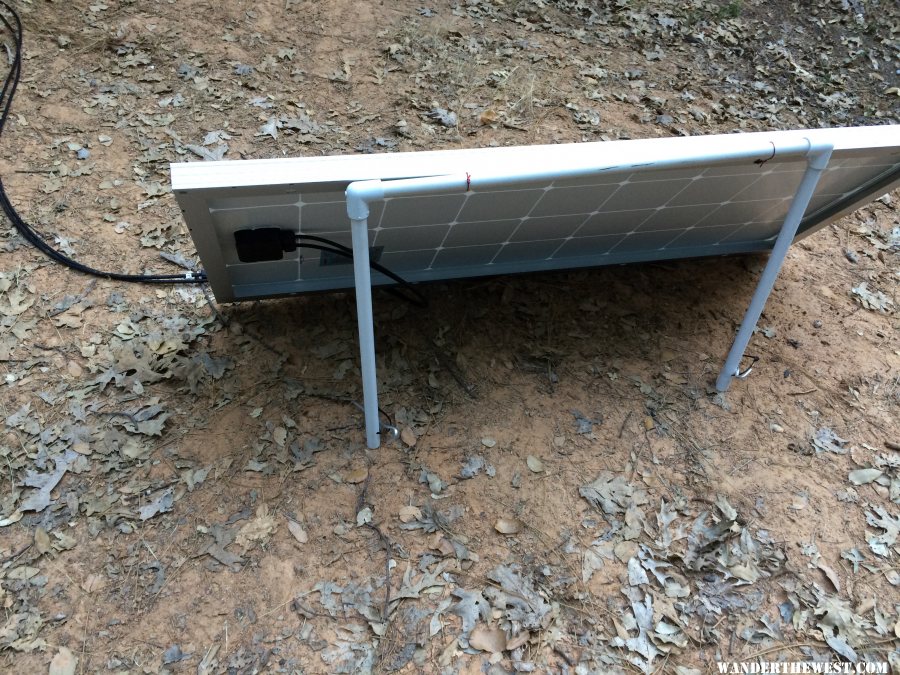 solar panel stand