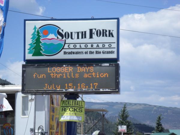 South Fork, CO July/2016, Logger Days