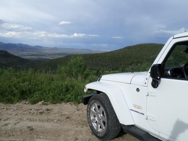 Southern CO mountains between South Fork & Lake City, CO..........see forever.  July 2016