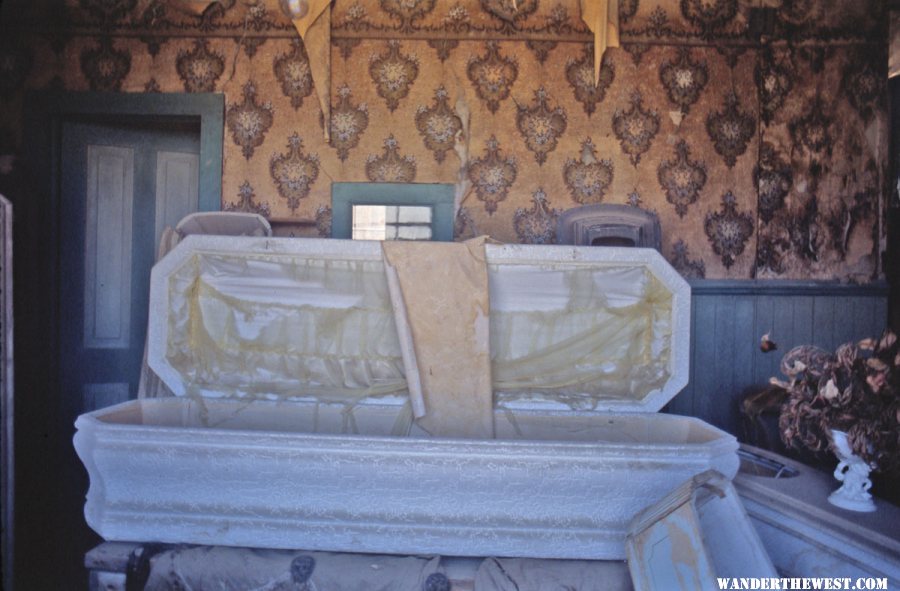 Spooky Coffin at the Undertaker's--Bodie State Park