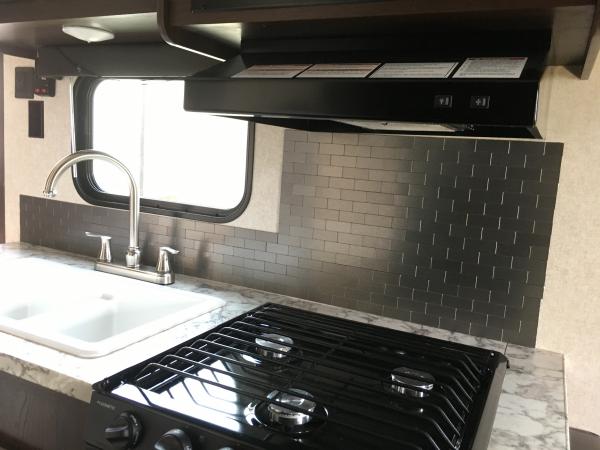 Stainless steel mini-subway tiles. Easy job.