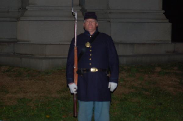 standing watch Gettysburg Pa. 2012