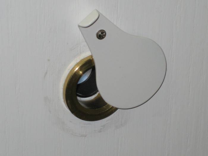 Stealth Camper Peep Hole