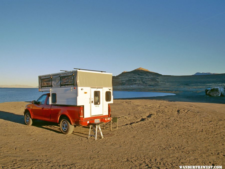 Stew's ATC on the Blue Goose at Pyramid Lake, NV