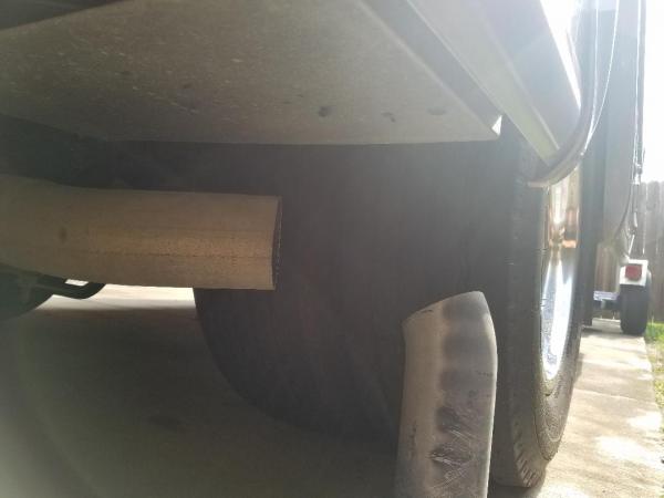 Stock exhaust cut to bend