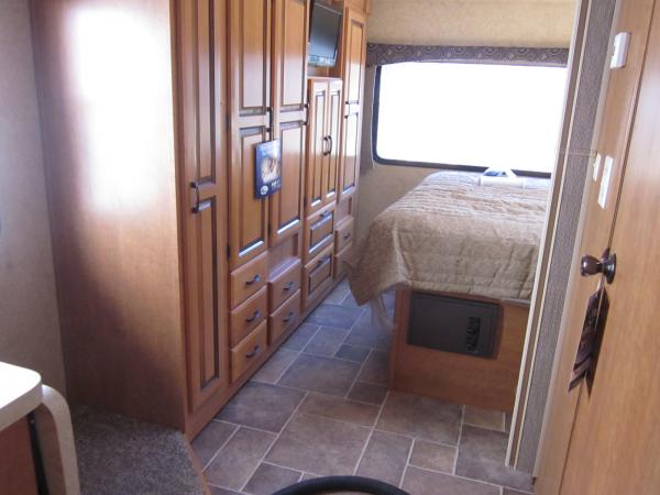 Storage Cabinets.  Note the tall one.  Love it.  The bunk bed option doesn't get this tall one.