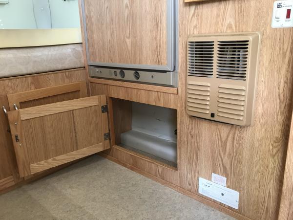 Storage under the refrigerator