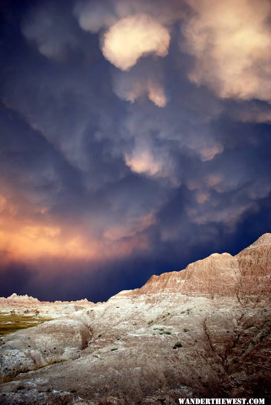 Storm in Badlands