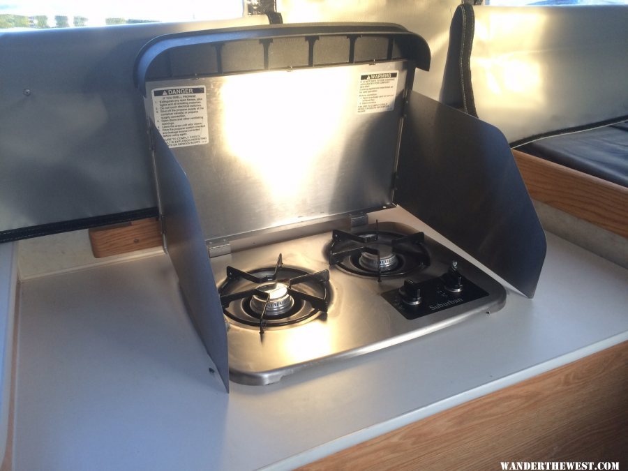 Suburban stove top