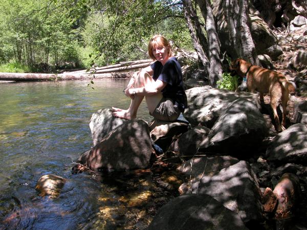 Sunning on Middle Fork Consumnes River