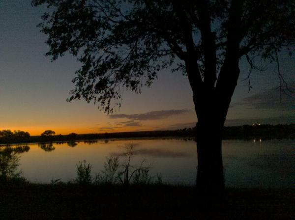 Sunrise at Lake Hasty in Colorado