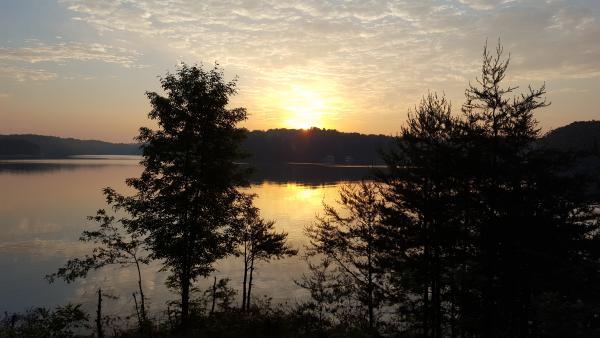 Sunrise from site 82 Duckett Mill