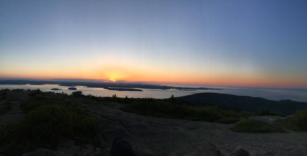 Sunrise on Cadillac Mountain