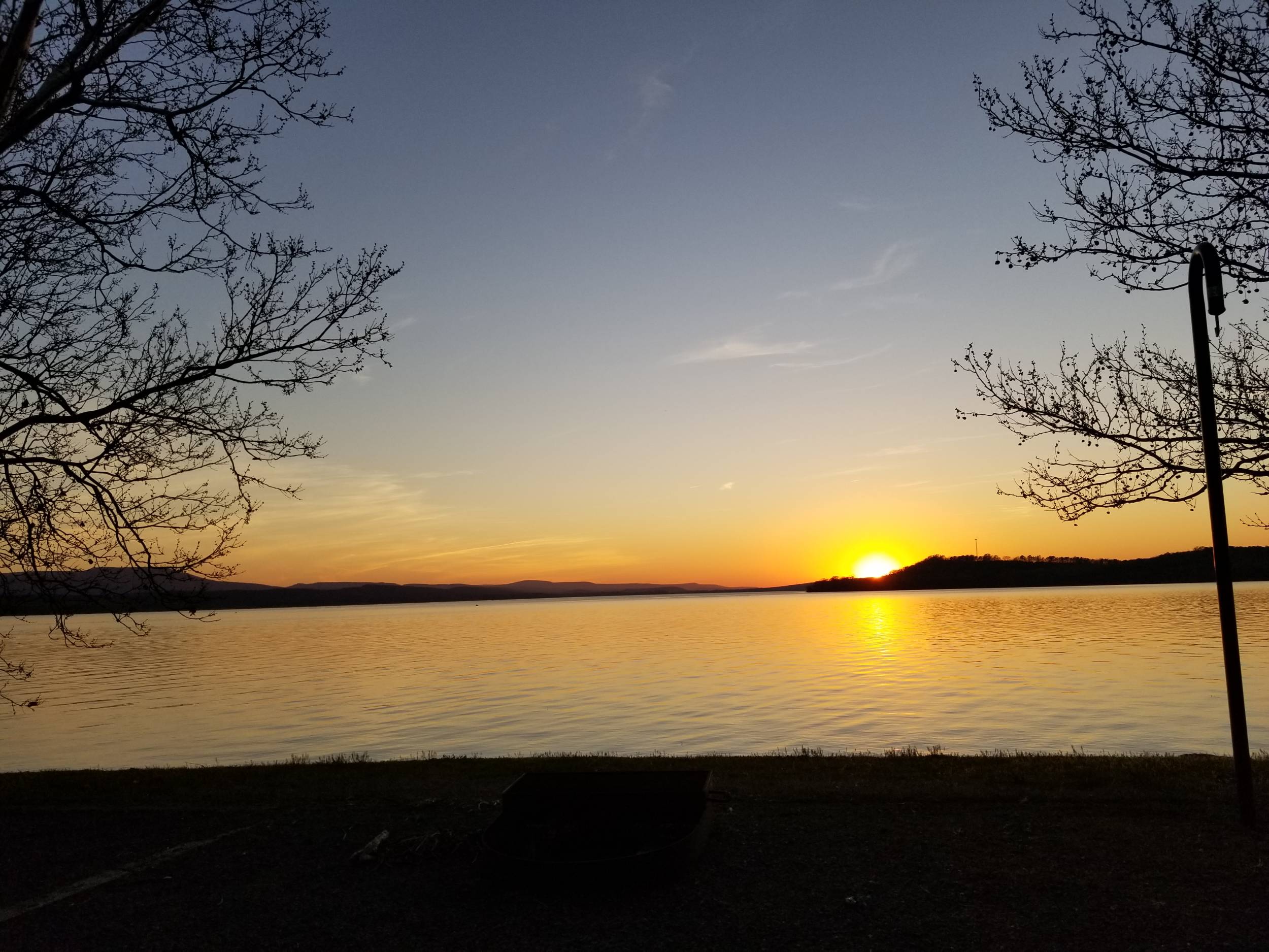 Sunset at Lake Dardanelle State Park