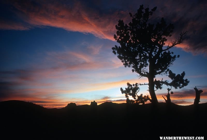 Sunset in Craters of the Moon