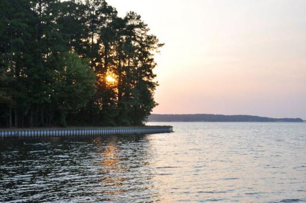 Sunset on Lake Claiborne, La.