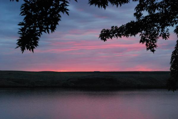 Sunset on the Snake River