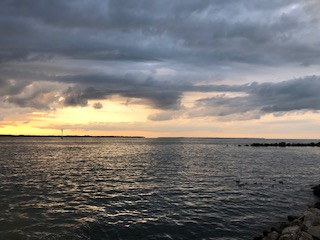 Sunset over Sandusky Bay