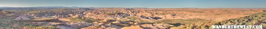 Sunset Panorama Across Escalante Canyons and Beyond