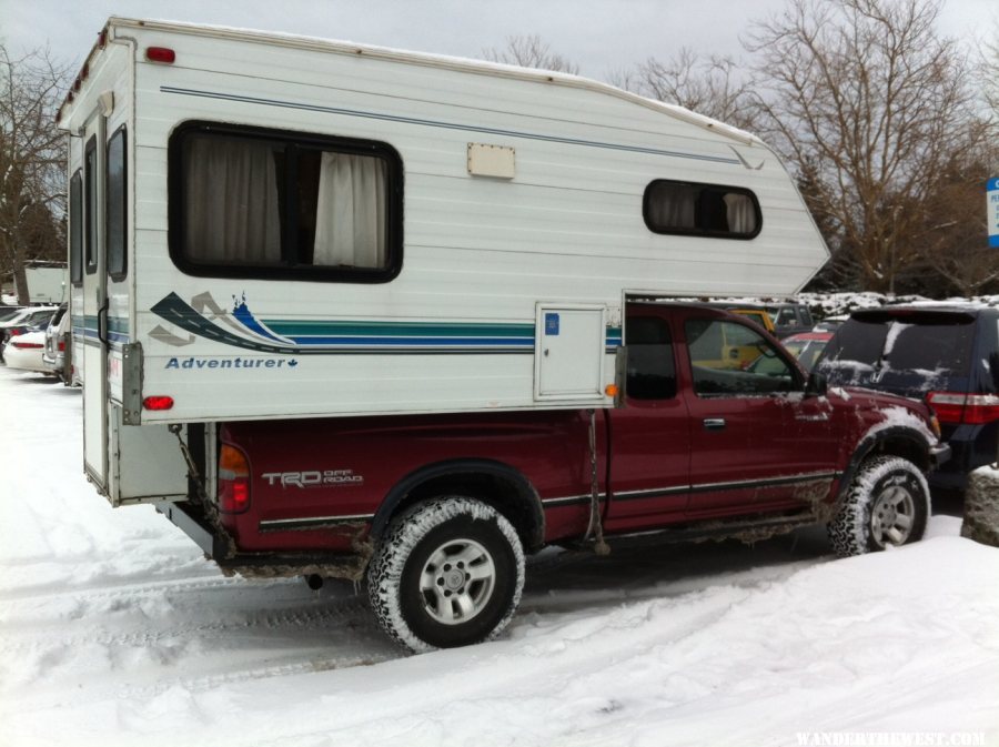 Taco with full size camper