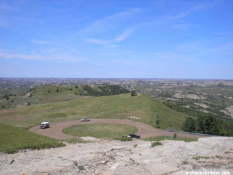 Teddy Roosevelt NP south unit overlook