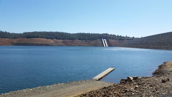 The boat ramp. Normally they have about 8 open during normal lake levels.