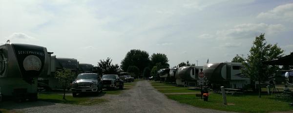 The campground filling up with Redwood units! Photo(1)