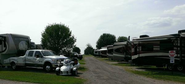 The campground filling up with Redwood units! Photo(3)