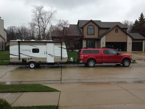 The day we brought home our 2017 195BH.