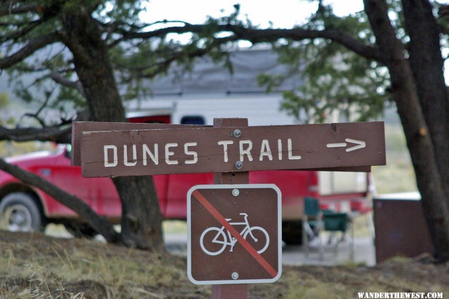 The Dunes are a Short Walk from Pinyon Flats