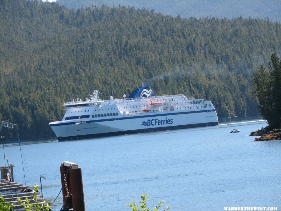 The fancy ferry to Prince Rupert