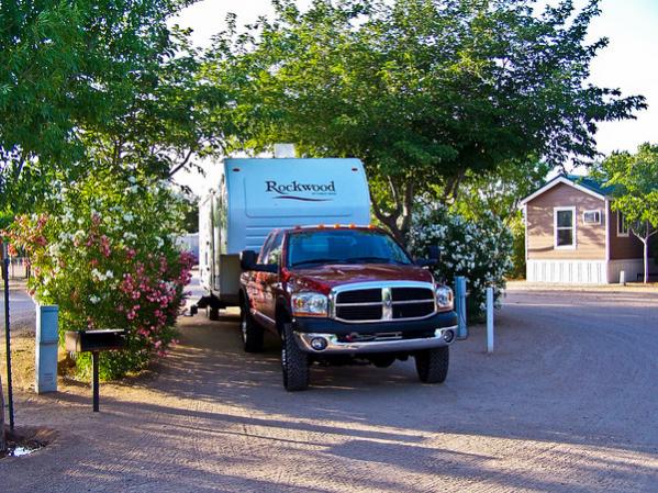 The first night on the road, we stay at the KOA in Kingman AZ.