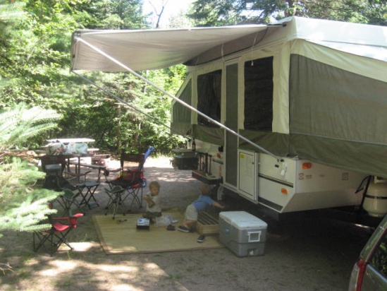 the kids at Bonnechere PP