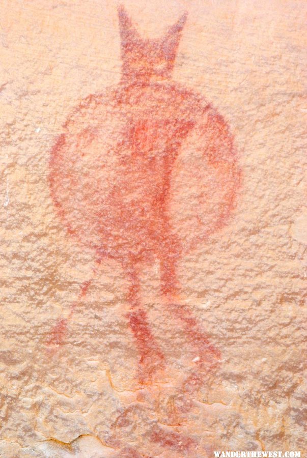 The Lone Warrior Pictograph at Head of Sinbad