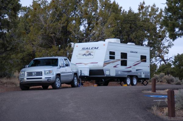 The new rig, parked at Navajo National Monument.