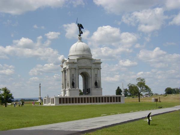 The Pennsylvania State Memorial in Gettysburg National Military Park