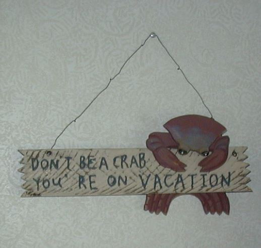 The reminder crab