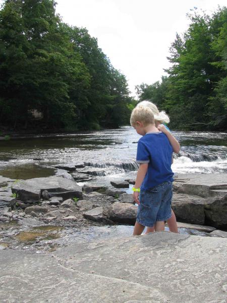 The river that is beside the Jelleystone campground in new Mexico, NY.