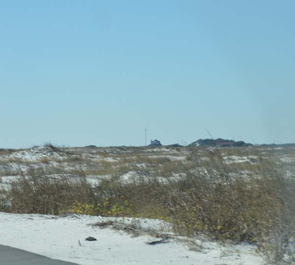 The road to Fort Pickens FL