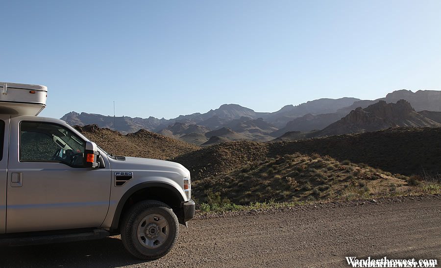 The road to Oatman, Arizona