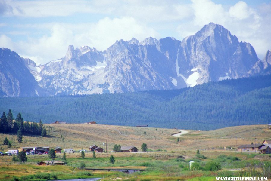 The Sawtooth Mountains from Stanley Basin