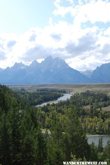 The Snake River and the Tetons