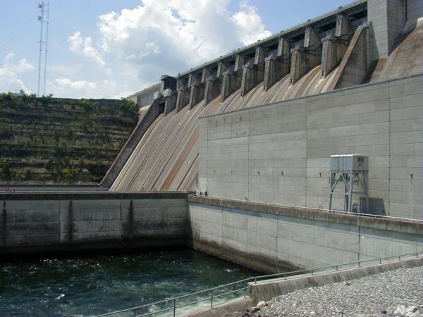 The Table Rock Dam near Branson, MO