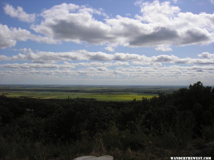 The view from Mystic Horizons overllook North Dakota