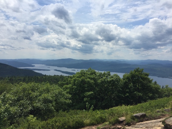 The View of Lake George from the top of Buck Mountain. 3.3 miles uphill followed by 3.3 miles back down