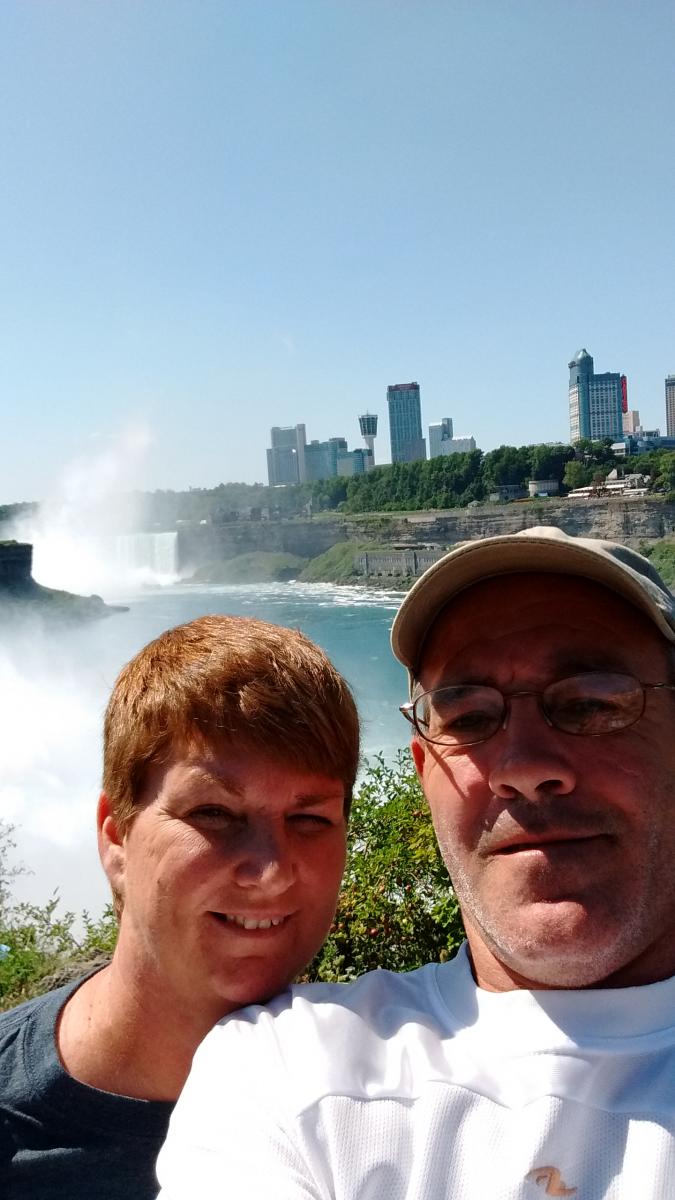 The Wife and I @ Niagara falls