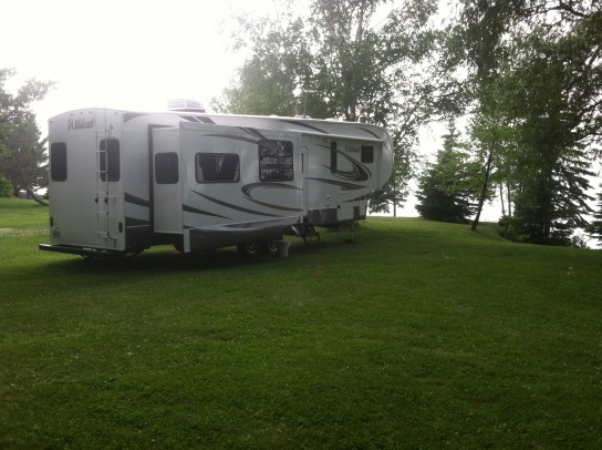 The Wildcat at our cottage in Aura, mi.